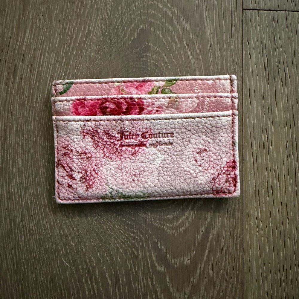 Juicy Couture Floral Card Holder